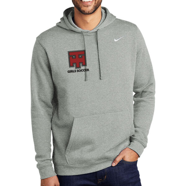Nike Club Fleece Pullover Hoodie - Embroidered Logo Thumbnail