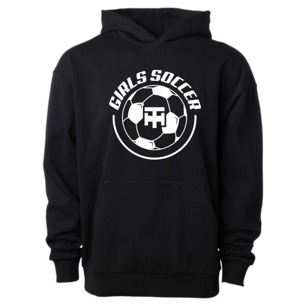 Unisex Boulevard Heavyweight Hooded Sweatshirt - Printed Logo  Thumbnail