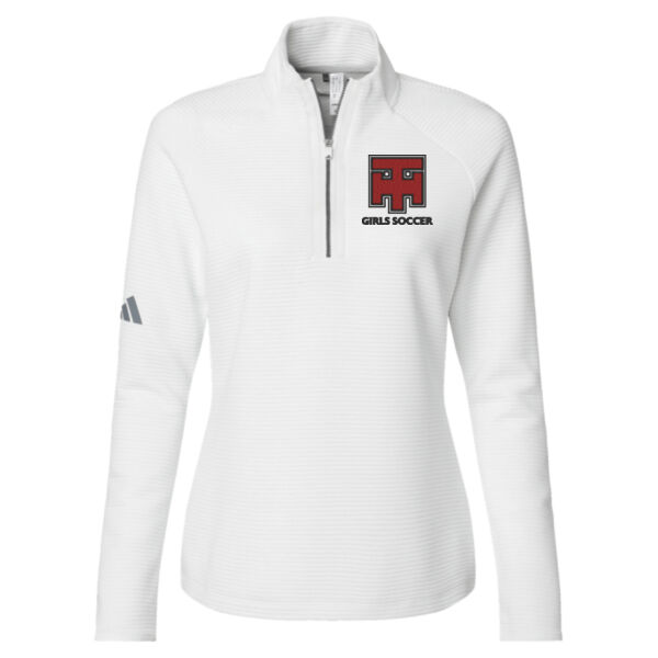 Womens Spacer Quarter Zip Pullover - Embroidered Logo Thumbnail