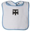 Infant Contrast Trim Terry Bib Thumbnail