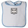 Infant Contrast Trim Terry Bib Thumbnail