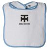 Infant Contrast Trim Terry Bib Thumbnail
