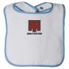 Infant Contrast Trim Terry Bib Thumbnail